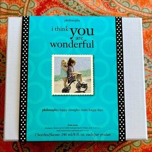 Philosophy Wonderful Gift Set with Blue and White NEW
